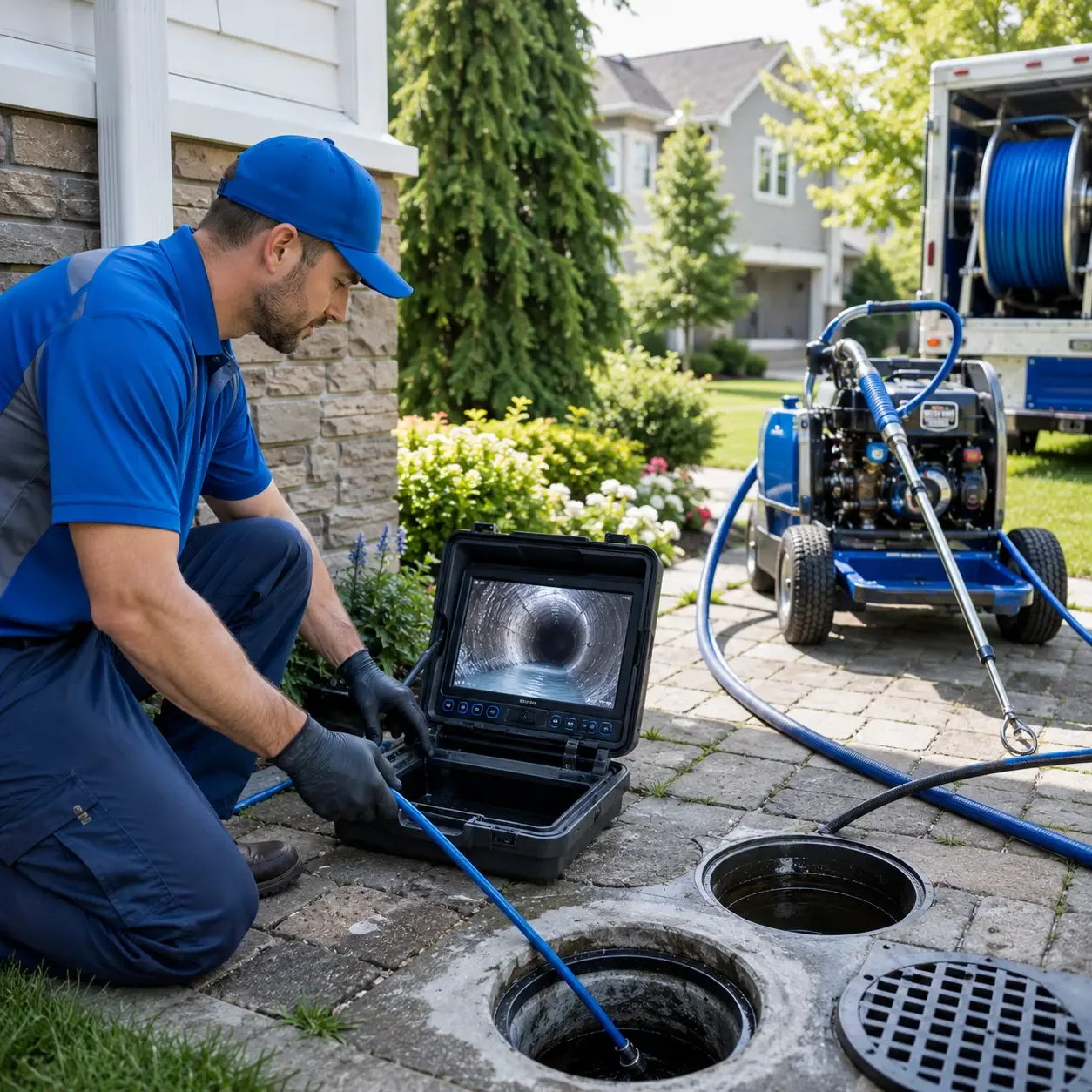 Outdoor drain cleaning professionals serving Remsenburg, NY